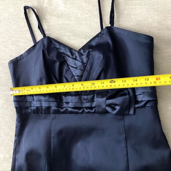 RW&CO Removable Straps / Strapless Navy Party Dress - 12 - Picture 9 of 13